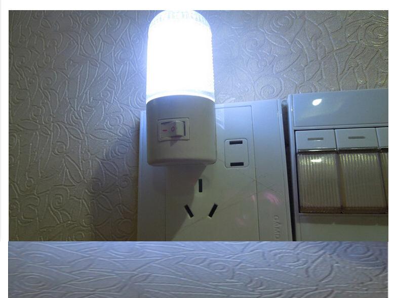 Đèn Ngủ Tròn LED 3W Có Công Tắc