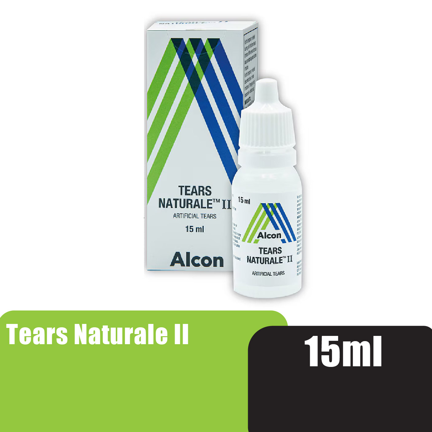 ALCON Tears Naturale II Eye Drop 15ml - Eye Drops For Dry Eye / Ubat
