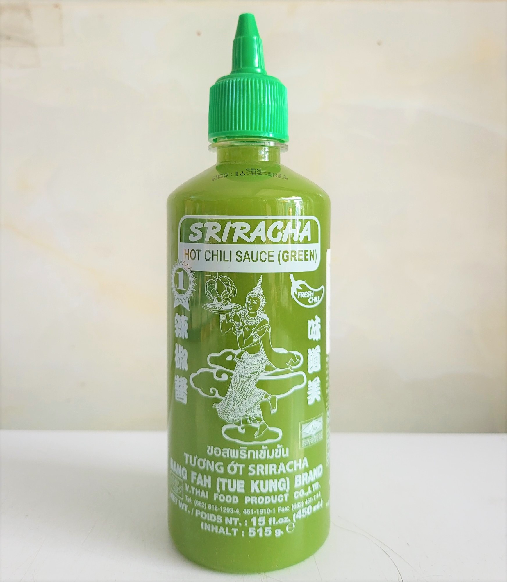 Tương ớt thái nang fah tue kung sriracha hot green chili sauce