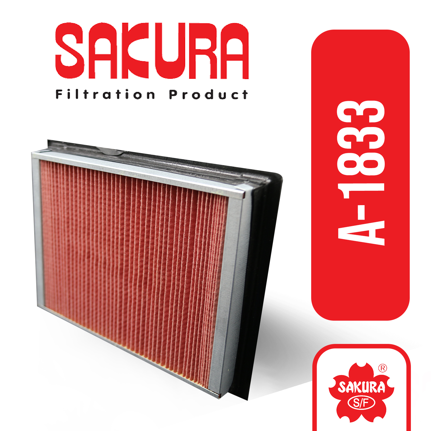 Sakura Air Filter A1833 for Nissan Juke (20112014), Almera 1.2 (2013