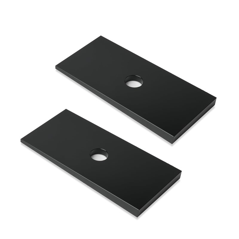 Spring Angle Wedges 2.5 Degree Angle Correction Suspension Axle Shims for Leaf Springs ...