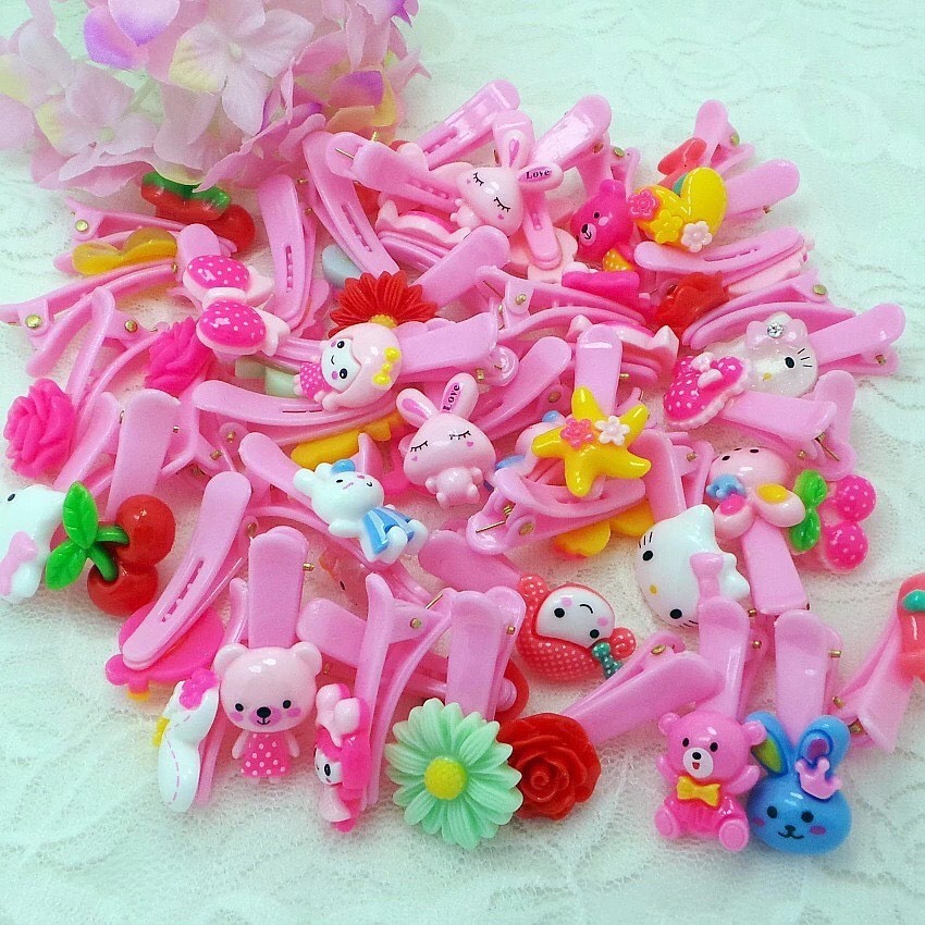 Set 10 kẹp tóc nhiều hình đáng yêu