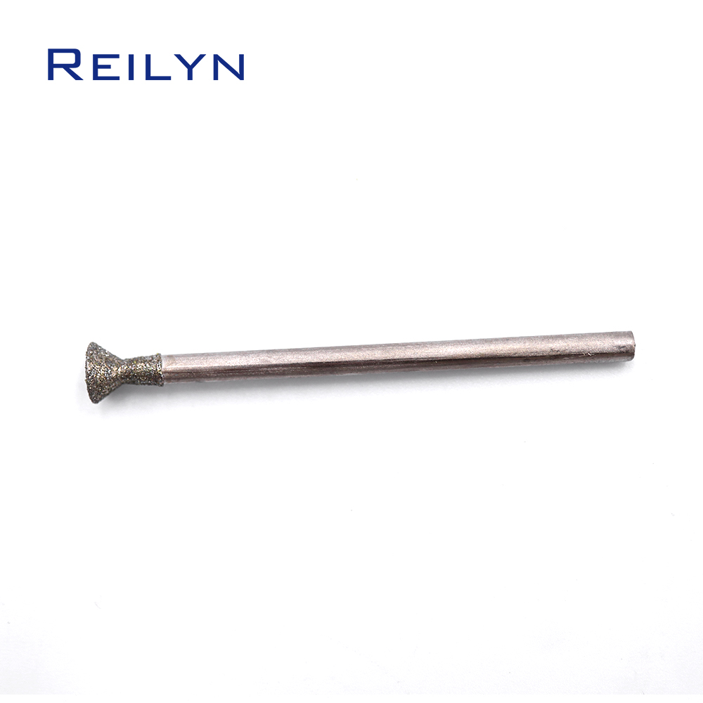 C2-type 24Pcs hạt mịn Energy Kim Cương dao doa Mài Răng đầu mài Mài Mài Mòn Đầu Cho Chết Máy Xay/Dremel/Dụng cụ xoay