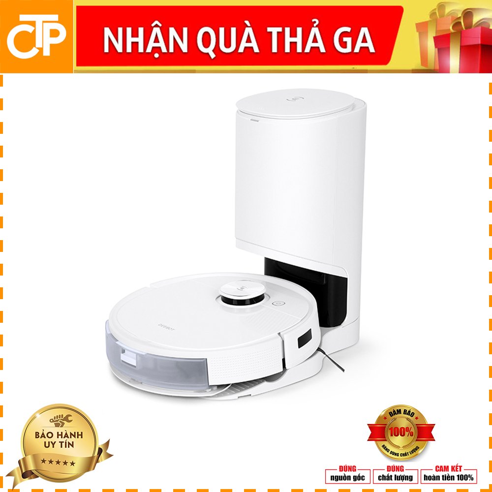 Robot hút bụi lau nhà ecovacs deebot t9 plus- lực hút max 3000pa bh 24 tháng