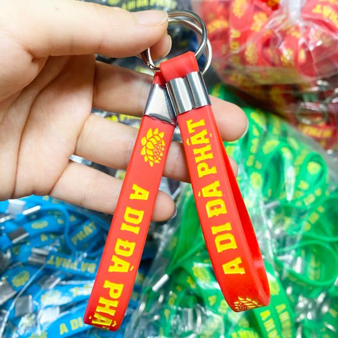 Móc Khóa dây A Di Đà Phật nhiều màu cực đẹp