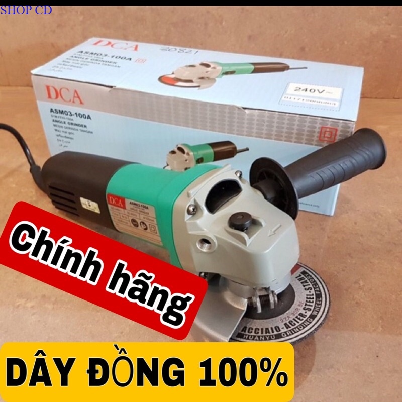 Máy mài dca asm03-100a chính hãng dca shop cu đen
