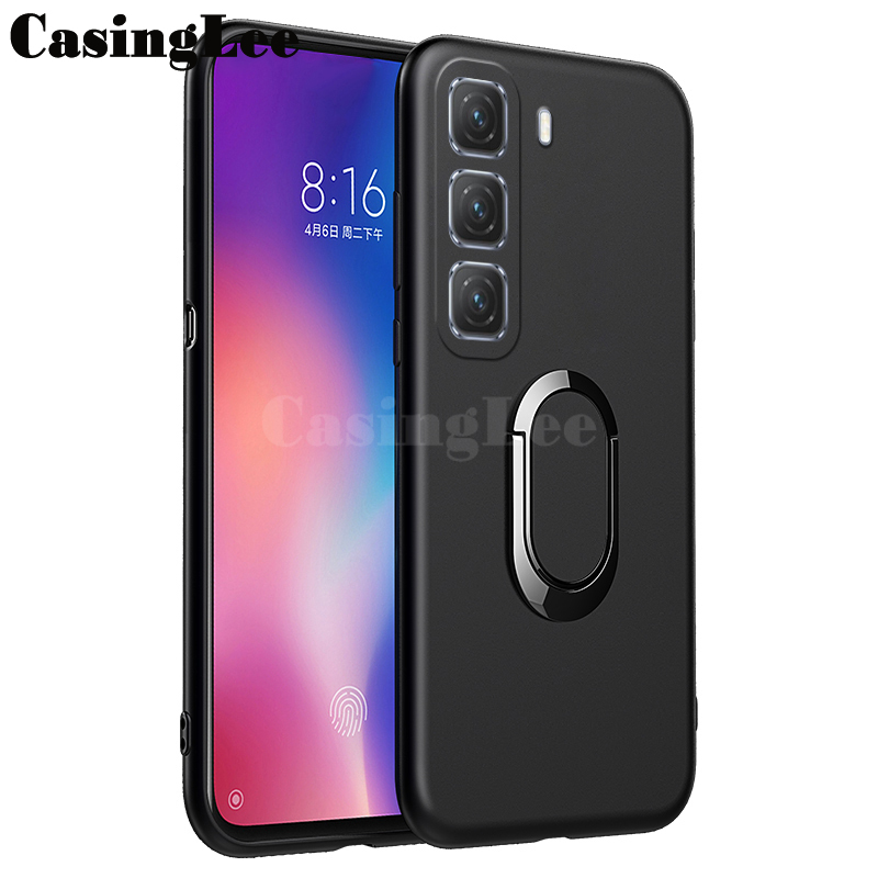 For infinix Hot 50 Pro Plus Case Soft Silicone Matte Full Protector Shockproof Car Adsorb Holder Ring For infinix Hot 50 Pro + Back cover Phone Cases.