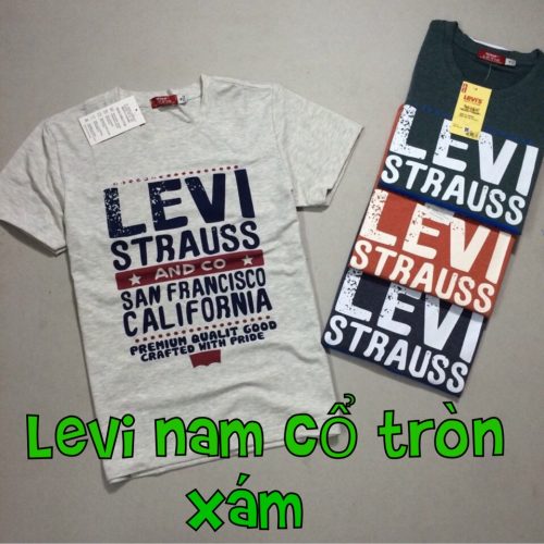 Áo thun nam kiểu cổ tròn tay ngắn