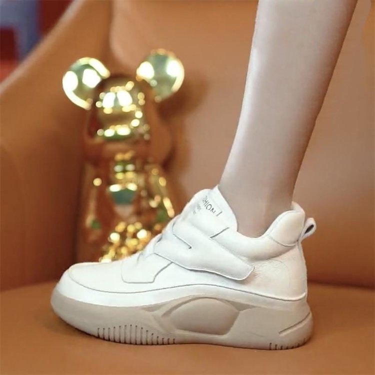 Vshoes bốt martin đế thấp đế dày đế mềm đế mềm thời trang nữ bốt ngắn thường ngày