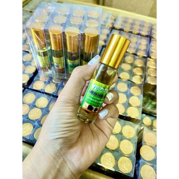 Dầu Gió Lăn Nhân Sâm Thảo Dược Green Herb Thái Lan 8ml