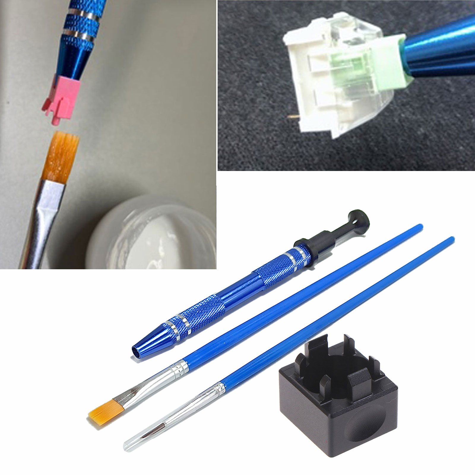 Lube Station Switch Opener Puller Lubrication Removal Fixing Kit DIY For Custom Cherry Mechanical Keyboard