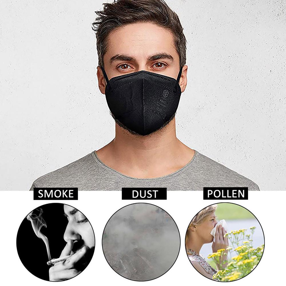 Face Mouth Shield 10pcs 5-Layer Breathable Anti