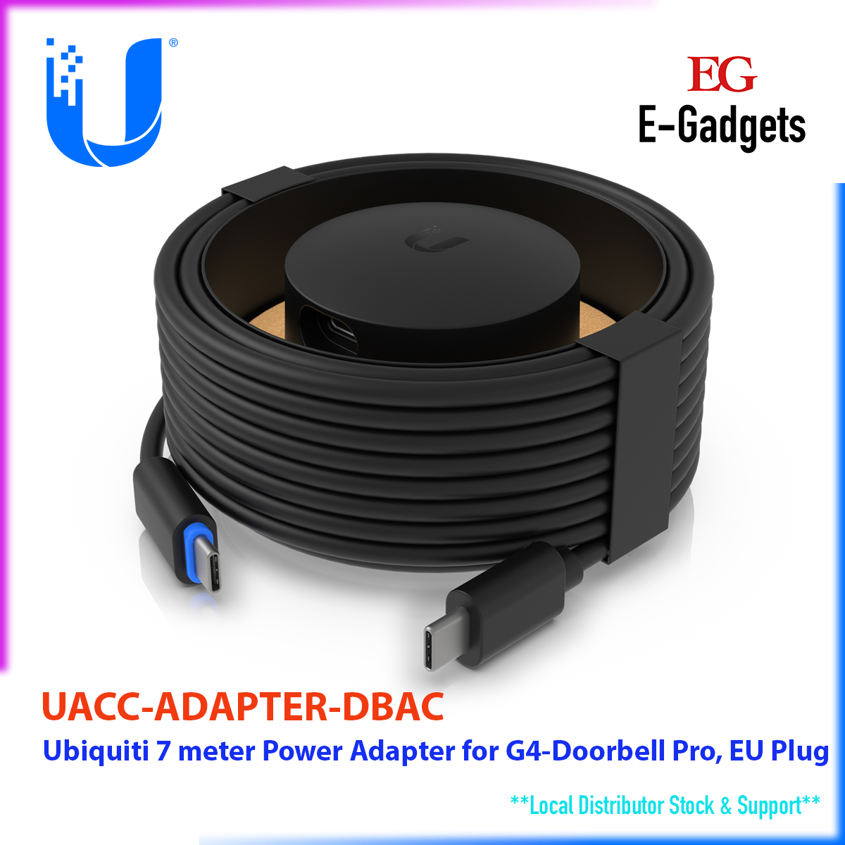 UACC-ADAPTER-DBAC-EU Ubiquiti G4 Doorbell Pro AC Adapter Local