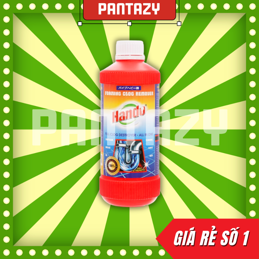 Nước thông cống siêu mạnh Hando - 570ML