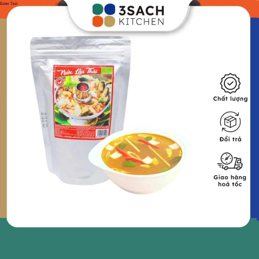 Nước Lẩu Thái 3Sach Kitchen - Túi 500ml