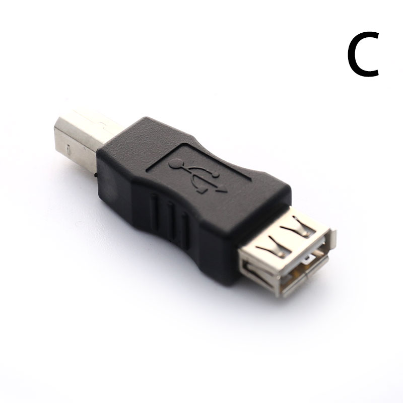💖🎈🎈 USB 2.0 type A Female to type B Male Printer Scanner Adapter Converter Connector