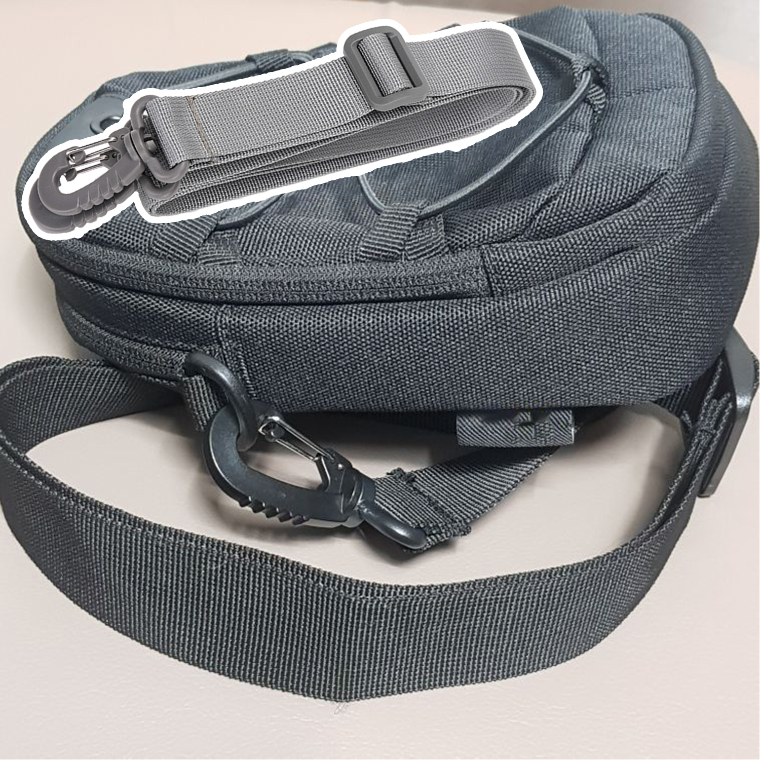 1 PC Adjustable Nylon Replacement Bag Handle Strap 2.5cm Wide Solid Color Shoulder Bag Belt For Water Bottle Hung Bag