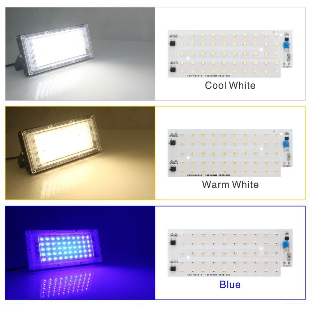 DIVECY 50W Bóng đèn LED tự làm SMD 2835 Chip LED cho đèn pha Dành cho Đèn đường LED Chip chiếu sáng ngoài trời Hạt đèn rọi