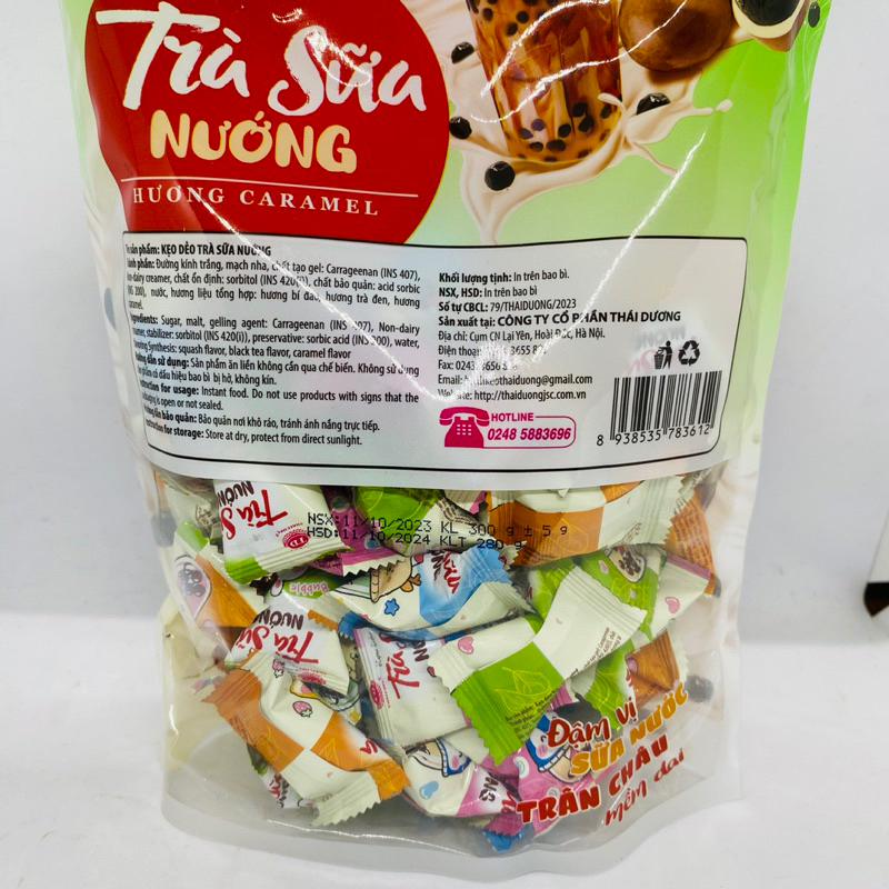 1 kẹo dẻo trà sữa nướng 320g đang hot