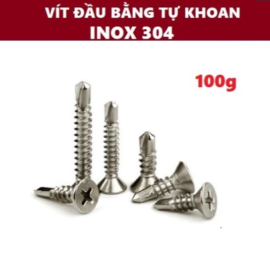 Vít đầu bằng tự khoan inox 401