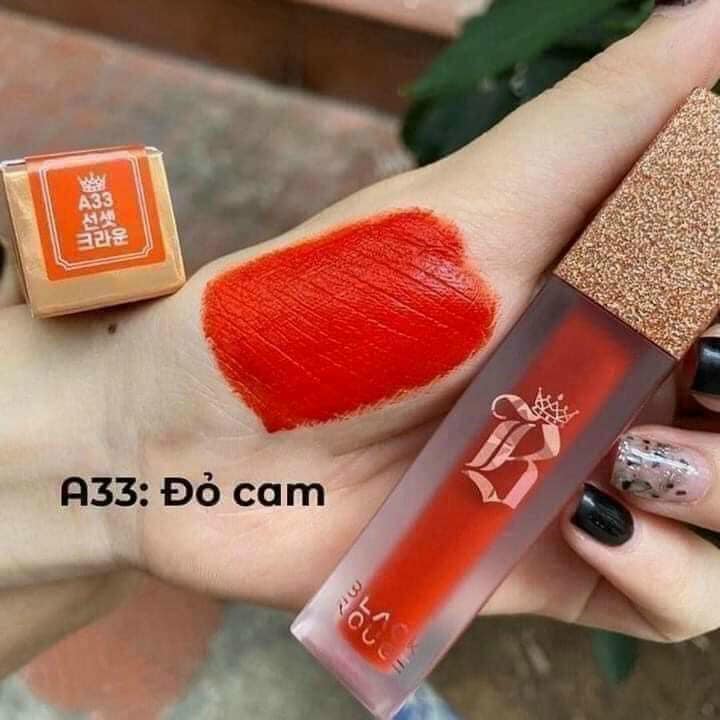 Son Kem Black Rouge A33 Đỏ Cam
