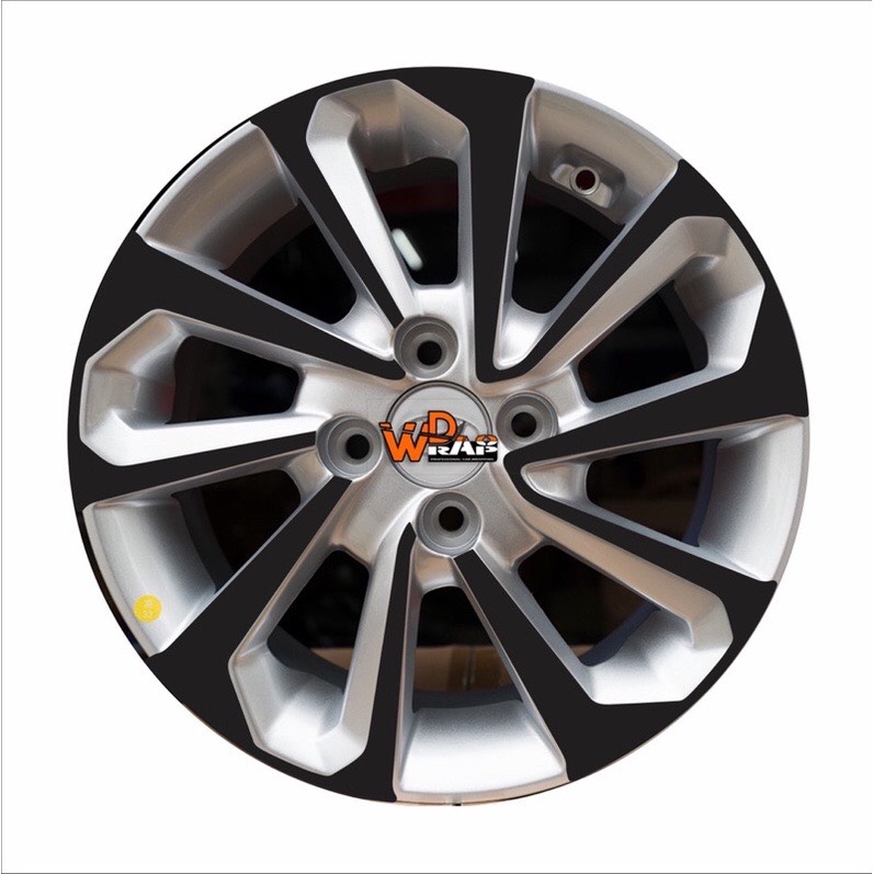 Decal dán mâm Accent (bộ 5 bánh)