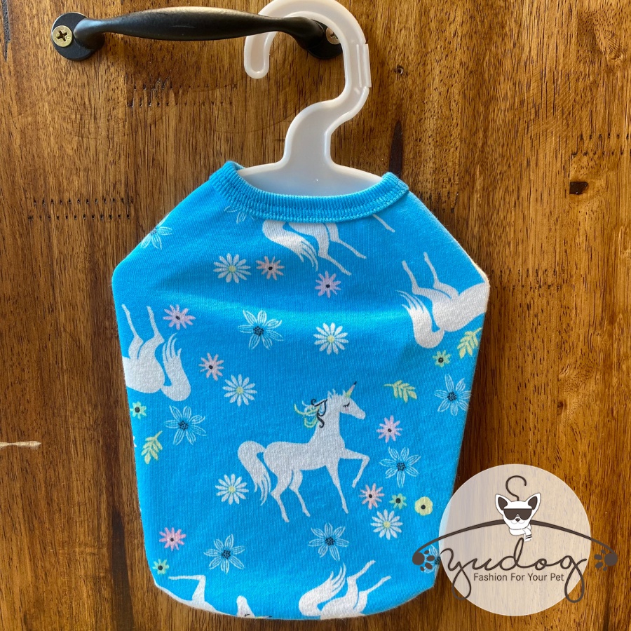 Áo thun sát nách cho chó mèo - đồ cho chó mèo thun cotton yudog