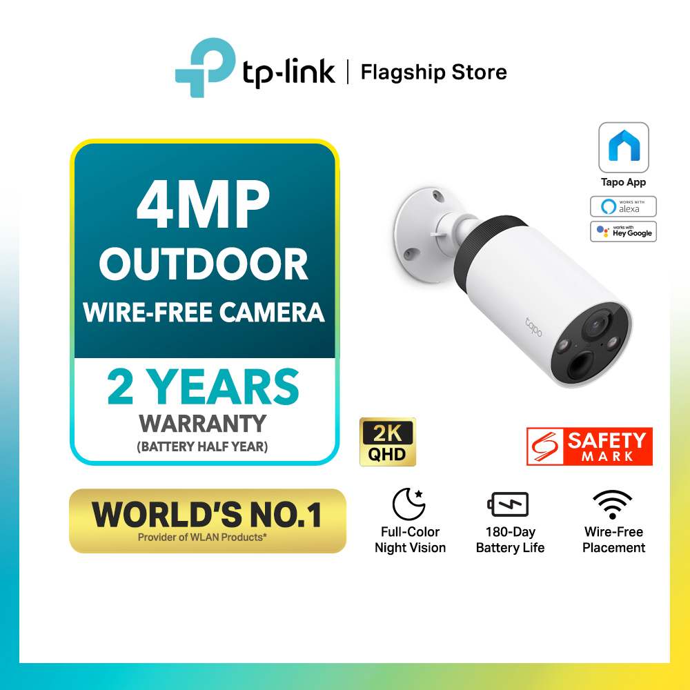 TP-Link Tapo C420 4MP 2K QHD Smart Wire-Free Security Camera