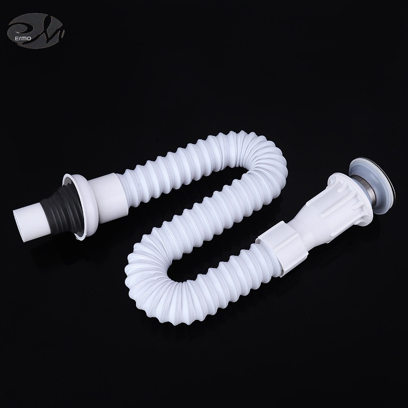 Washbasin sewer pipe, table basin sewer pipe, conjoined sewer pipe, white integrated sewer pipe manufacturer supply
