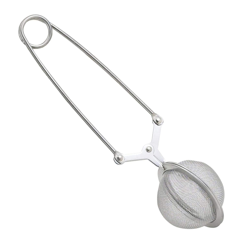 Tea Strainer With Handle For Loose Leaf Tea And Mulling Spices Stainless Steel Strainer Perfect Pincer Tea Ball Infuser Tea Filter Tong