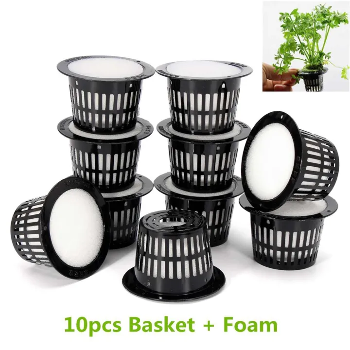 Plant Grow Garden Clone Vegetable Nursery Pots Planting Basket Mesh Pot Net Cup