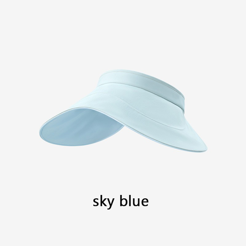 Outdoor sun hat with UV protection and sun shading Light blocking and sun blocking empty top sunshade hat