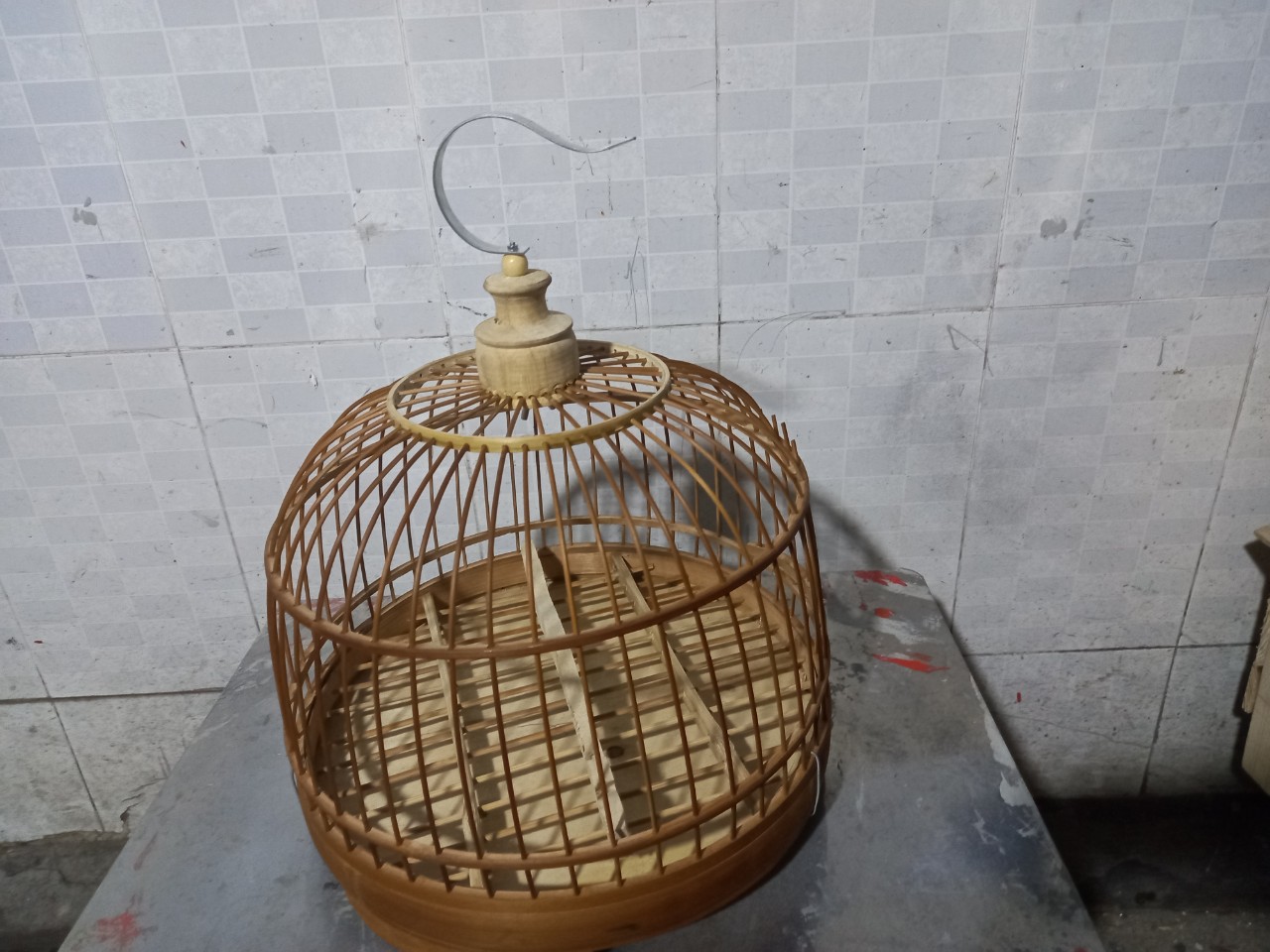 (HCM) LỒNG CHIM CU GÁY BẰNG TRE