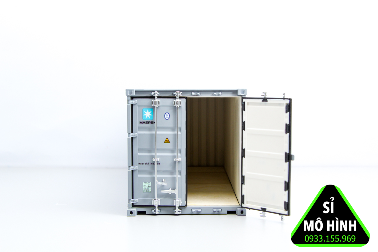 [ Sỉ Mô Hình ] Mô hình thùng container xe đầu kéo 1:24