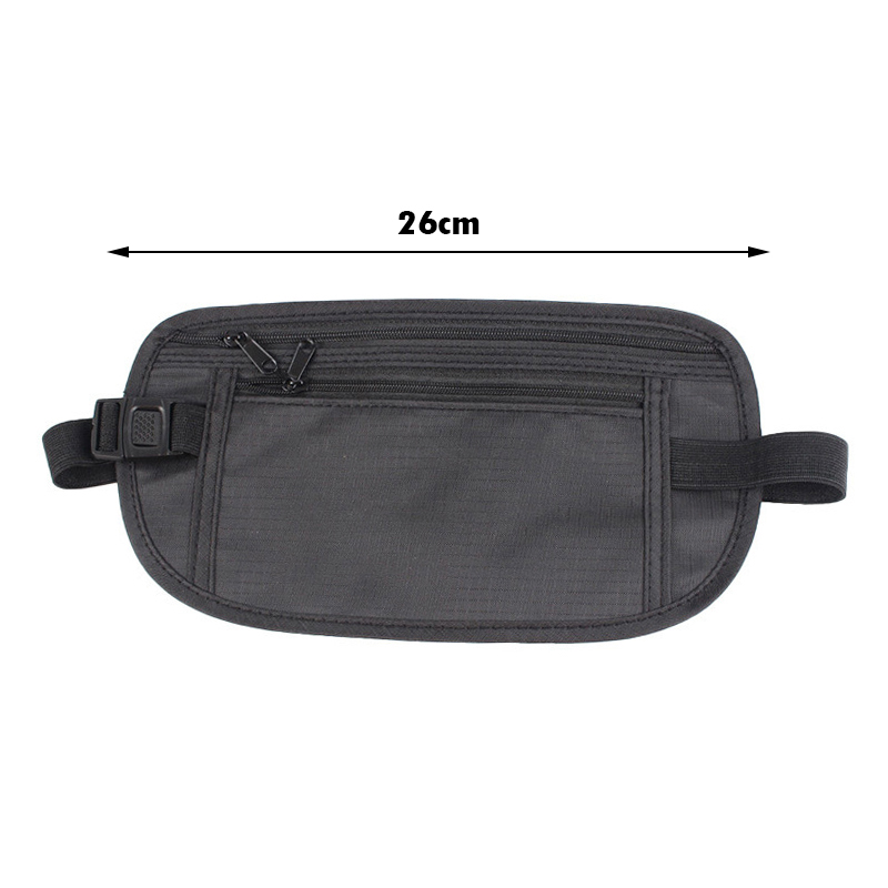 godessing Invisible Travel Waist Packs Waist Pouch for Passport Money Belt  Bag Hidden Security Wallet Casual Bag For Men Women