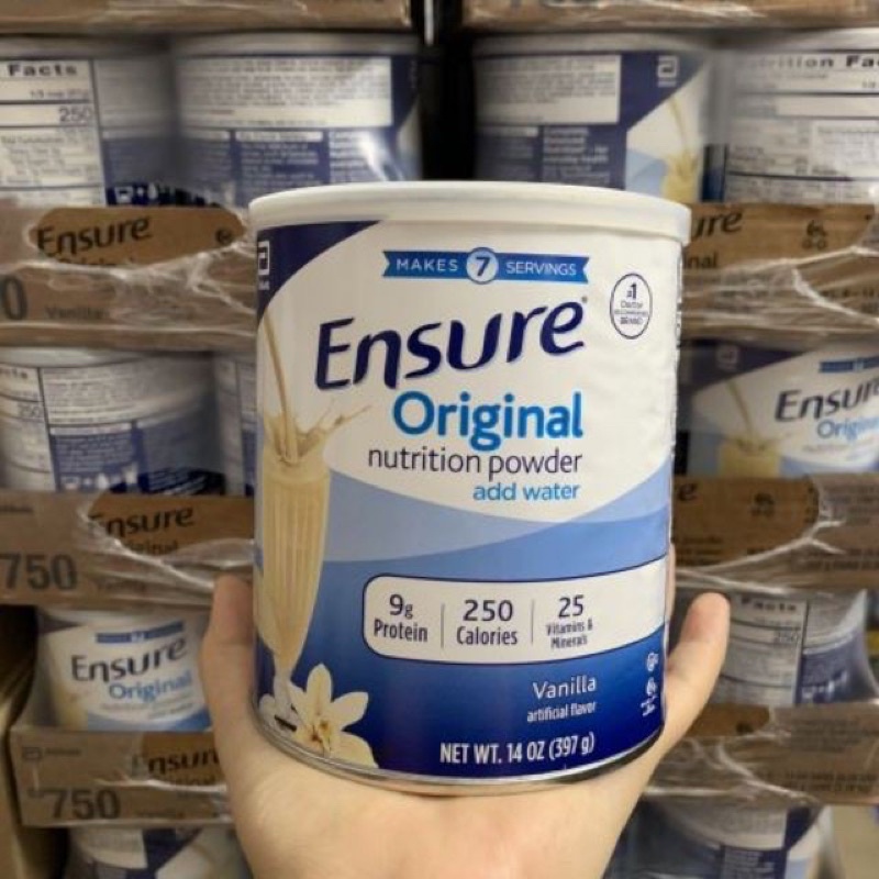 Sữa Ensure Mỹ Original Nutrition Powder 397g