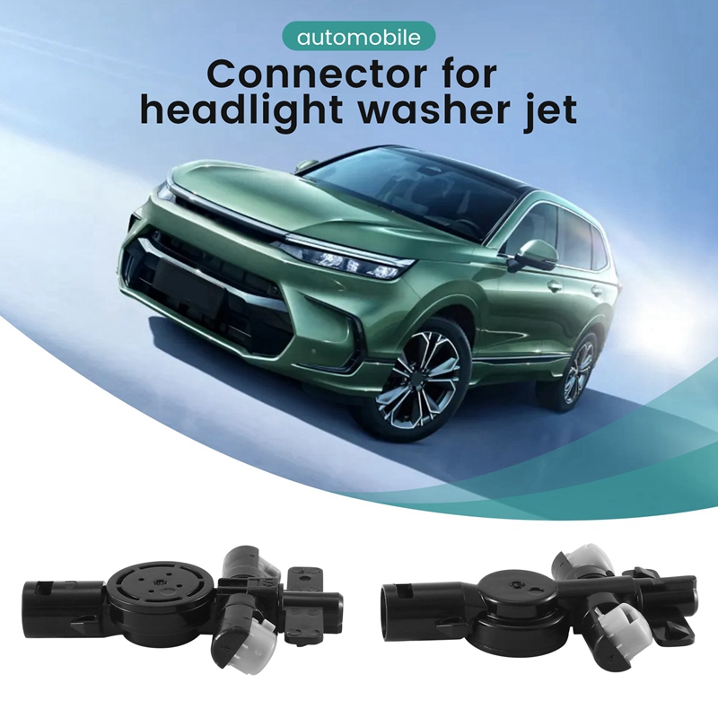Car Headlight Washer Nozzle Connector Adapter for