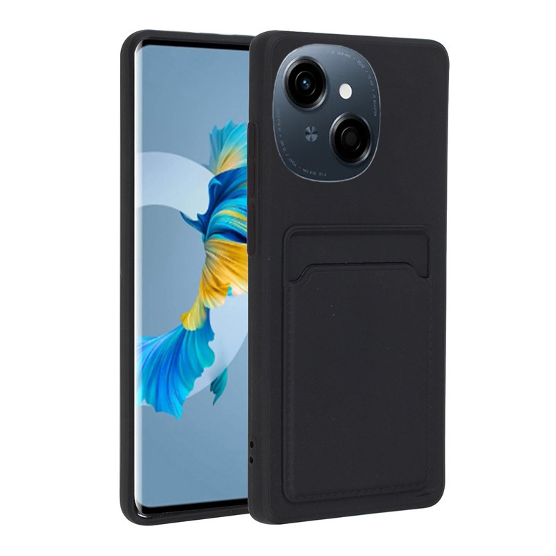 For Tecno Spark Go 1 Case Soft Card Holder Slot Silicone Wallet For ( Tecno Spark Go 1 ) Back cover Phone Cases. 