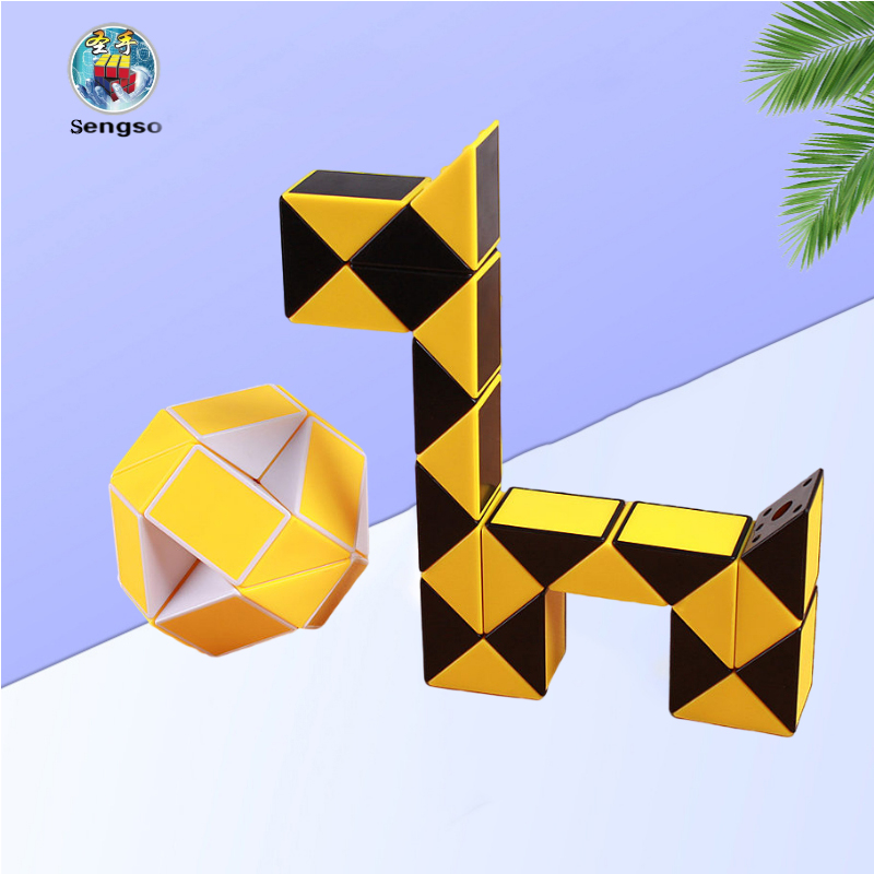 Snake Ruler Puzzle 【SkinHorizon】Sengso Original Speed Magic Cube Snake Puzzle Ruler Twist ...