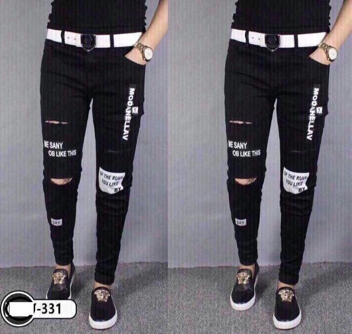 Quần jeans nam co giãn  cá tính