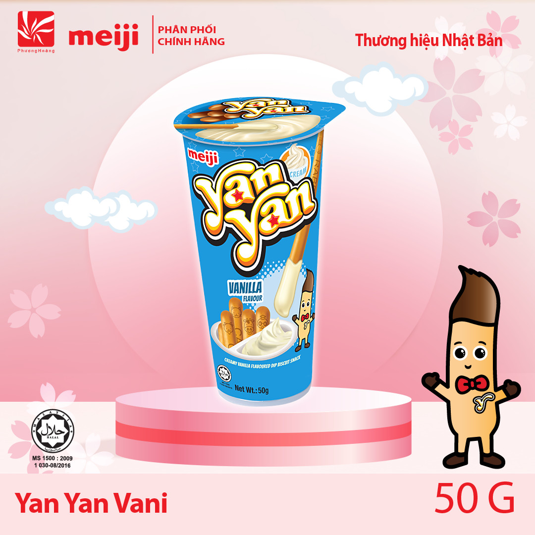 [ BÁNH QUE CHẤM MEIJI ] YanYan 50g / 6 vị