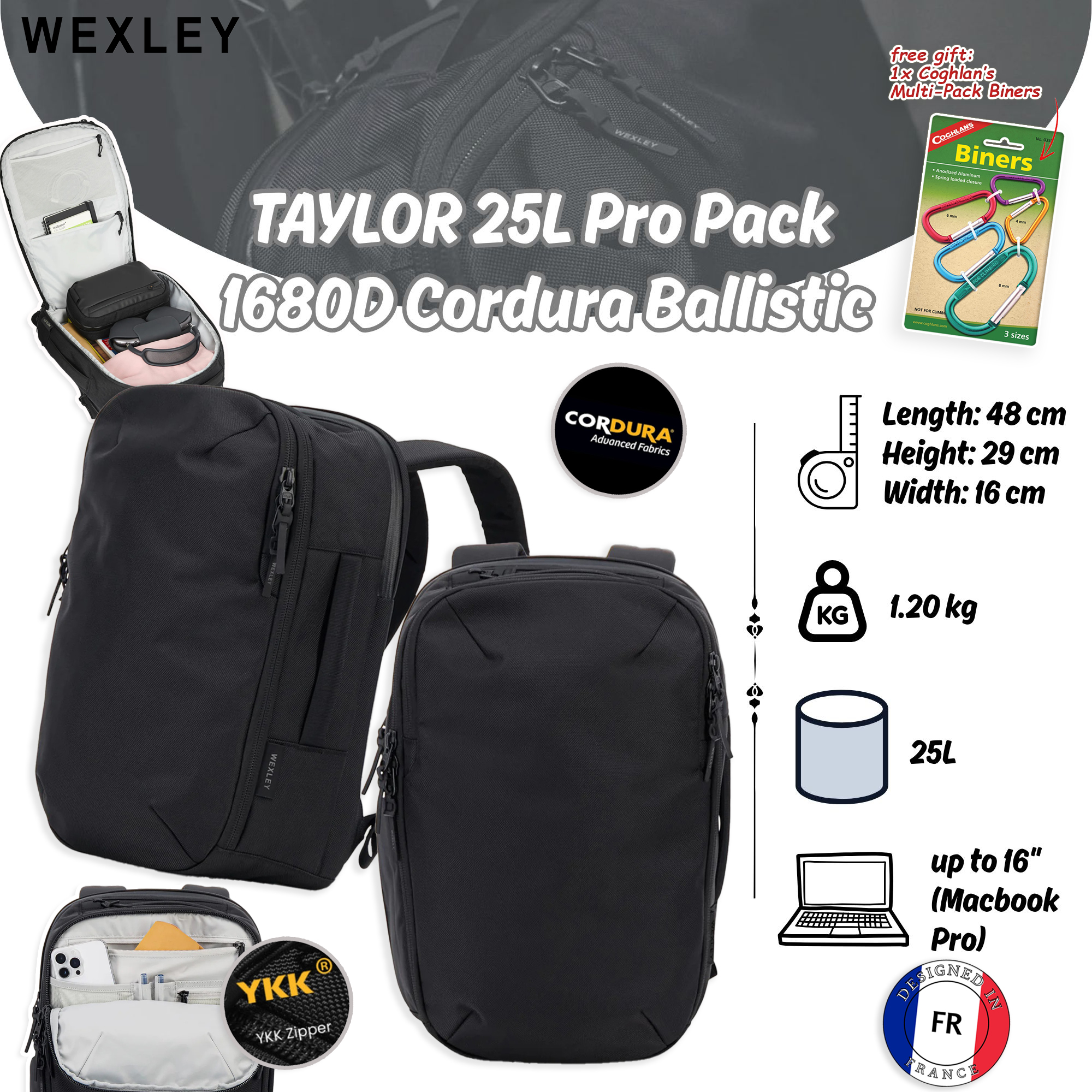 WEXLEY ACTIVE / 25L Pro Pack バッグ WEXLEY ACTIVE / 25L Pro Pack