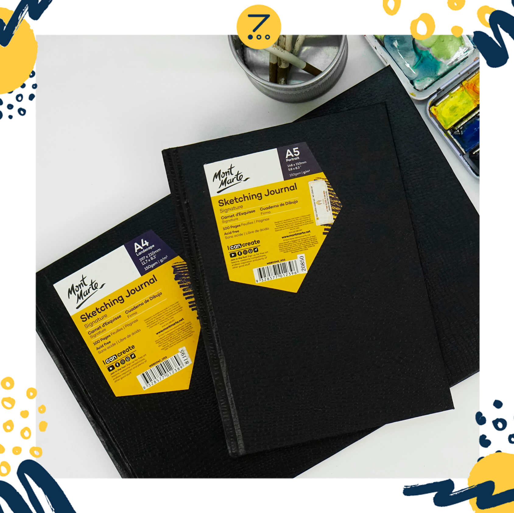 [Zest Corner] Sổ SKETCH Journal Mont Marte - Số kí họa