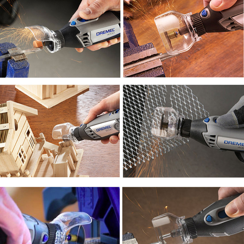 New Shield Dụng cụ xoay tập tin đính kèm phụ kiện cho Dremel máy khoan nhỏ Máy Nghiền Cỡ Nhỏ Bìa trường hợp phụ kiện công cụ điện