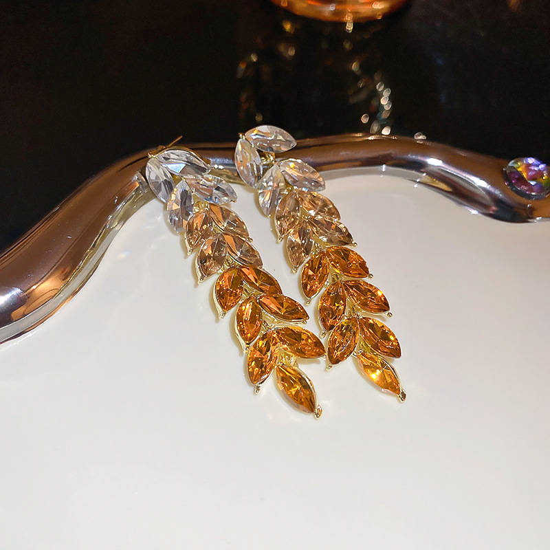Women crystal rhinestone earrings