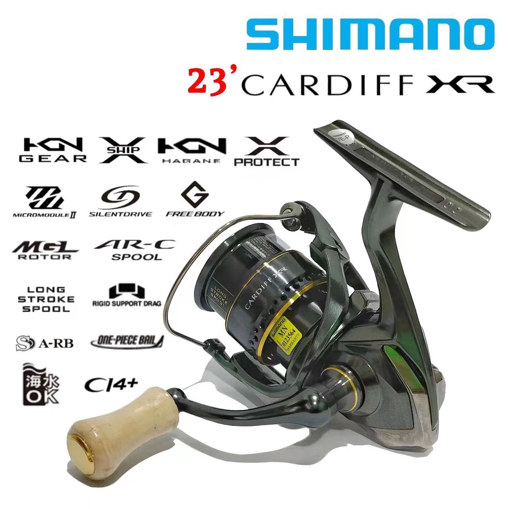 SHIMANO 2023 CARDIFF XR SPINNING FISHING REEL