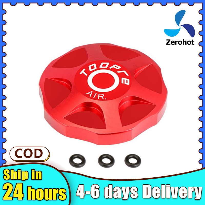 Front Fork Air Cap Bike Front Fork Cap Plug Aluminum Alloy Protective Shoulder Cover Dust Cap Bicycle Accessory For MTB Bicycle