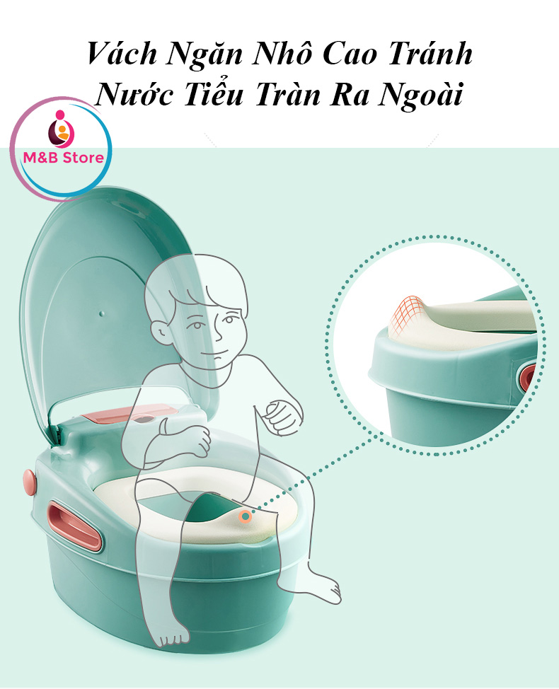 Bô Vệ Sinh Cho Bé 2 Chức Năng - KUB