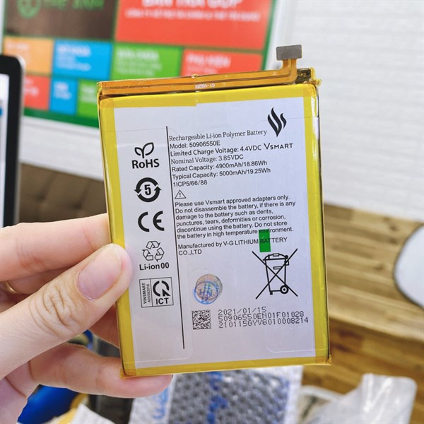 { ẢNH THẬT } Pin Vsmart Star 5 - 50906550E như hình