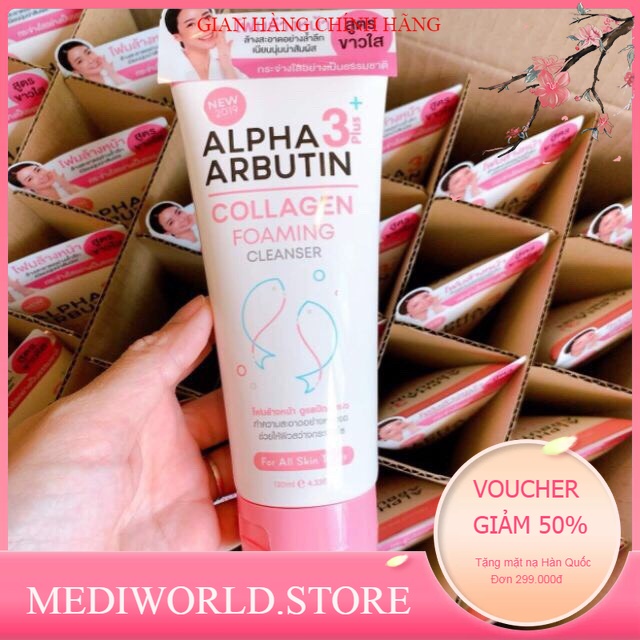 SỮA RỬA MẶT ALPHA ARBUTIN - Mediworld.store
